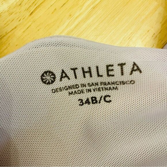 Athleta Lavender Bra Cup Plunge Bikini Top - Picture 5 of 5